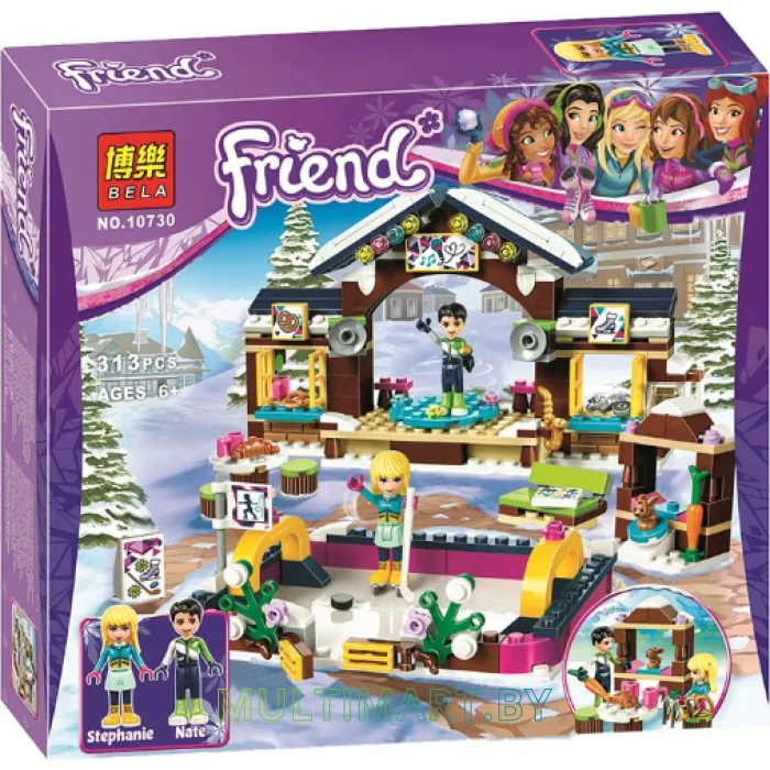 Конструктор Bela Friend 10730 Горнолыжный курорт: каток